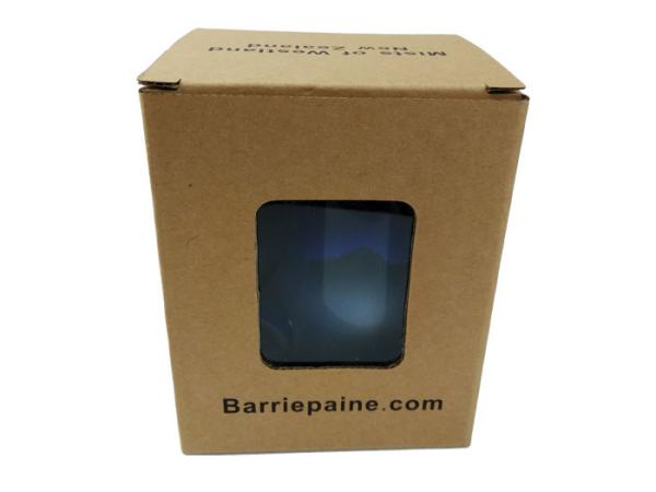 Nature Color Kraft Paper Cardboard Corrugated Material Custom Black Color Logo