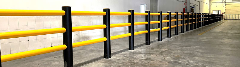 Flexible Pedestrian Barrier Anti-Collision Guardrails Warehouse Safety Barrier Traffic Guardrails