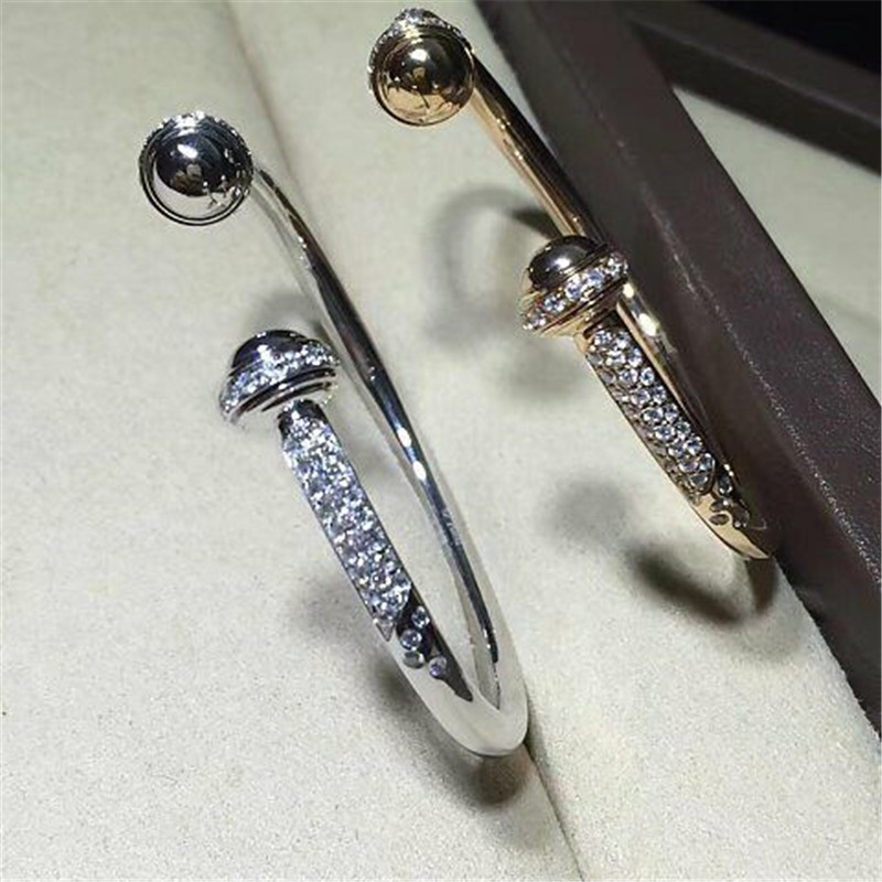 Luxury jewe factory bracelet gold diamond 18k gold white gold yellow gold rose gold diamond bracelet