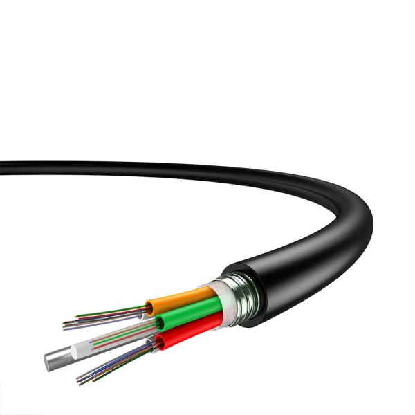 Buy cheap FTTx Outdoor Armored Fiber Optic Cable Loose Tube Single Jacket from wholesalers