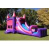 Buy cheap Pink Bouncy House Castle Outdoor Rantal Inflatable Bouncer With Slide from wholesalers