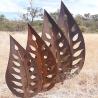 Buy cheap Customized Size Smooth Corten Steel Sculpture Garden Art from wholesalers