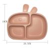 Buy cheap MHC Baby Silicone Divided Plate With Suction BPA Free Silicone Feeding Set Animal Shaped from wholesalers