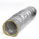 Aluminum Foil And Fiberglass Insulated Flexible Duct For Thermal Insulation