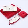 Buy cheap Upscale Clamshell Shape Red Velvet Jewelry Box Luxury Packaging Cases for Storage from wholesalers