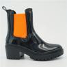 Buy cheap EU 28 Acid Resistant PVC Rain Boots High Heel With Neon elastic from wholesalers