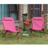 Buy cheap Grey Folding Beach Lounge Chair Aluminum Frame Foldable Beach Lounge Chaise For Lawn Deck from wholesalers