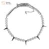 Buy cheap Pearl Cone Pendant Hip Hop Titanium Steel Necklace Clavicle Women Men from wholesalers