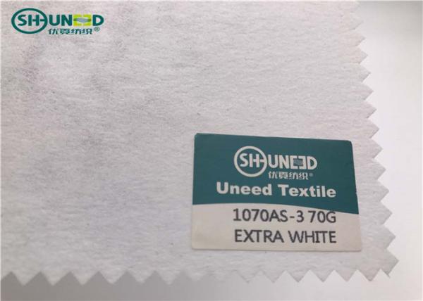 Buy cheap Garment Non Woven Fabric / Embroidery Backing Material Soft Hand Feeling from wholesalers