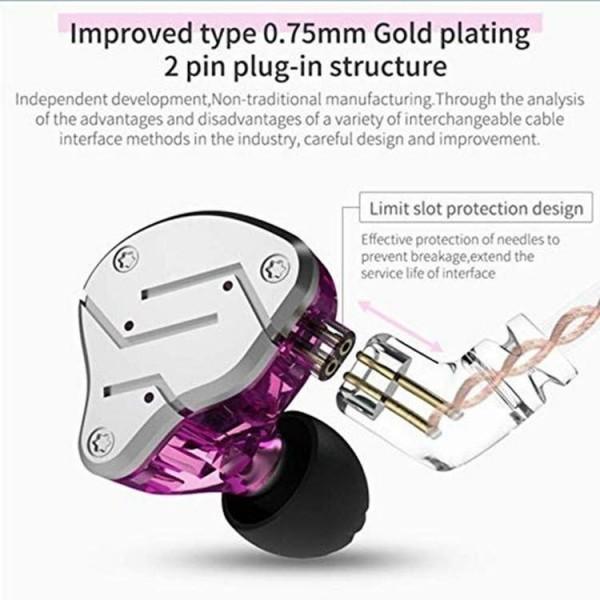 Buy cheap Dynamic Units KZ ZSN Headset Hybrid Technology 1BA plus 1DD HIFI Bass Earbuds from wholesalers