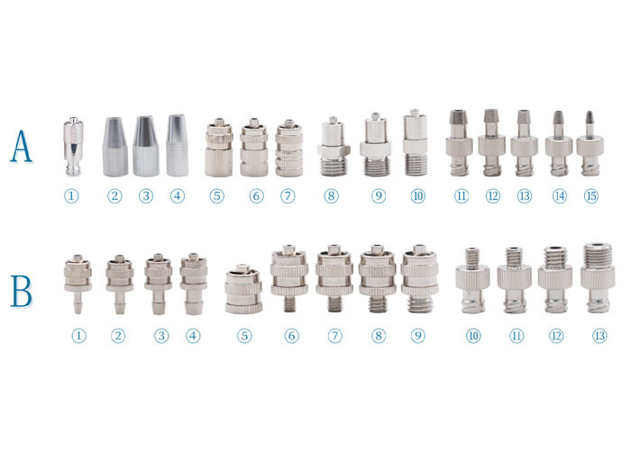 High-quality pressure-resistant metal dispensing syringe metal adapters