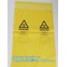 Buy cheap Adhensive tape bag, self seal bagsYellow/red/black biohazard infectious/medical waste bag/liner with drawcord/drawstring from wholesalers
