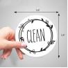 Buy cheap Double Sided Round Circle Dishwasher Magnet Clean Dirty Sign Indicator from wholesalers