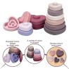 Buy cheap Montessori With Heart Shape Silicone Educational Toys Customized from wholesalers
