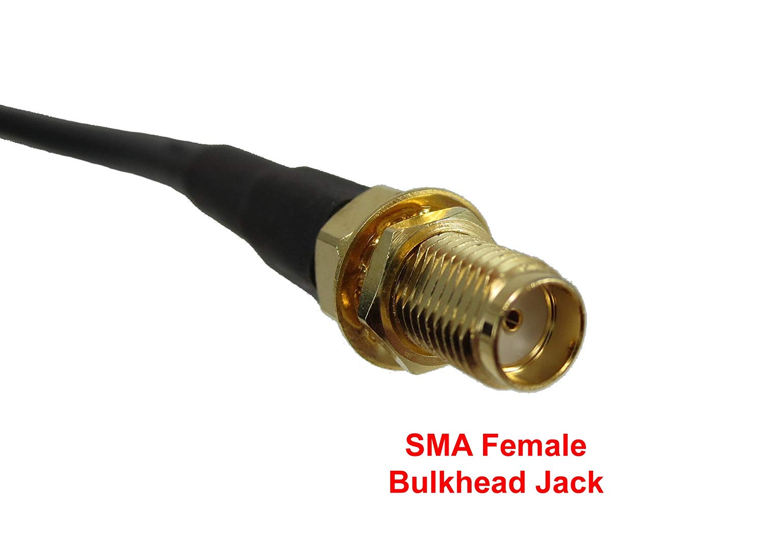 SMA Male RG 58 Cable Connectors RF Coaxial Cable for 50 Ohm Impedance and 11.5g Weight