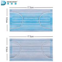Buy cheap Civil CE EN14683 FDA 3 Ply Non Woven Face Mask product