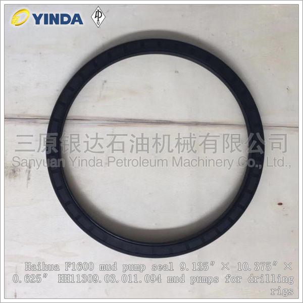 Buy cheap Rubber Mud Pump Seal Parts 9.125″× 10.375″× 0.625″ HH11309.03.011.094 Haihua F1600 from wholesalers