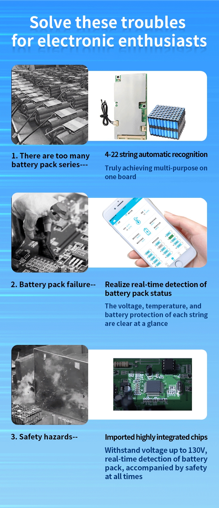25A Active BMS for 4S LiFePO4: A 25A BMS with Balance Equalizer and Battery Cell Protection Board, Incorporated with NTC for Enhanced Safety and