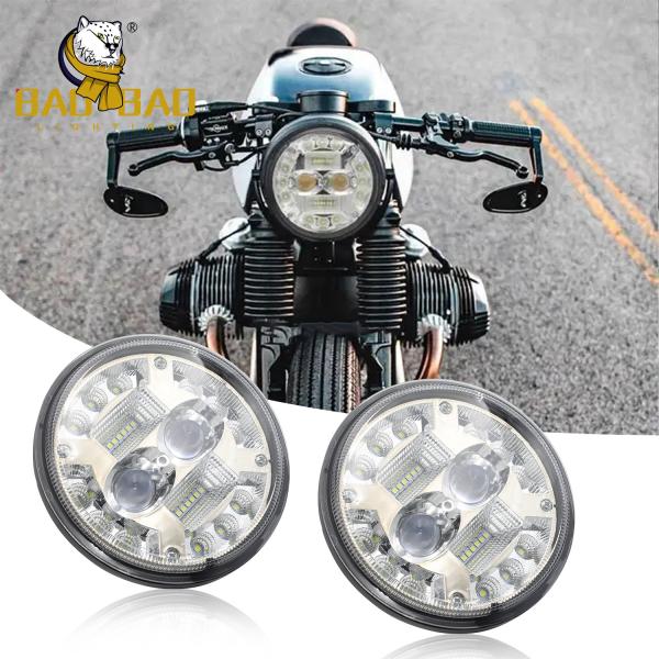 Buy cheap Circle 5 Inch White Yellow Aluminum Motorcycle Fog Light from wholesalers