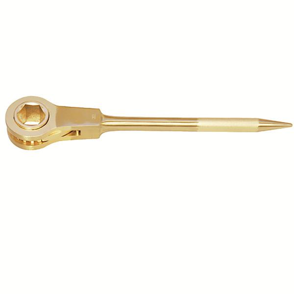 Buy cheap Explosion-proof round handle gining crowbar ratchet wrench safety tools TKNo.181 from wholesalers