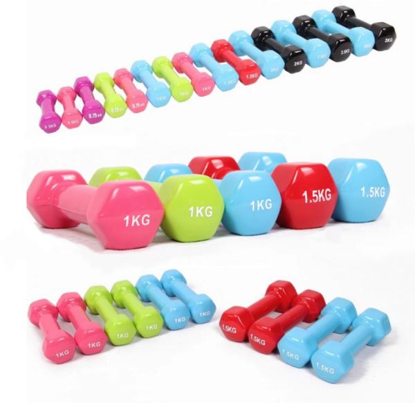 Buy cheap Cast Iron Neoprene Fitness Dumbbell Vinyl Dipped Dumbbells For Weight Exercise from wholesalers