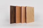 Interior Decor Acoustic Wood Ceiling Panels Flat Surface Suspended Wood Ceiling
