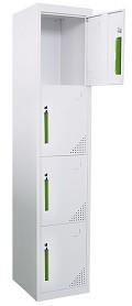 Buy cheap Thickness 1.2mm Metal 4 Door Steel Lockers For Small Office from wholesalers