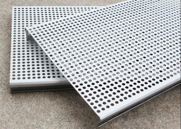 Buy cheap PVC Coated 3003H24 Aluminum Perforated Metal Ceiling Tiles Suspended from wholesalers
