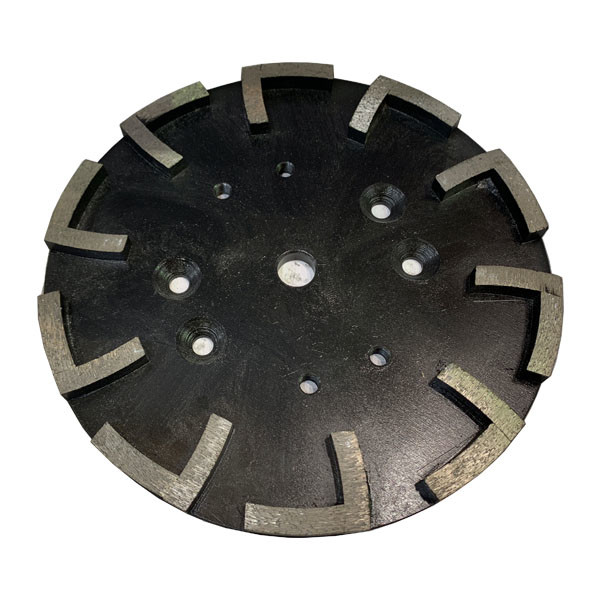 250mm Diamond Grinding Wheels Disc Metal Bond Concrete Grinding Plate 50 Grit