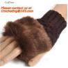 Buy cheap Simple jacquard knitted cotton gloves for baby, Fashion women fingerless gloves,hand Croch from wholesalers