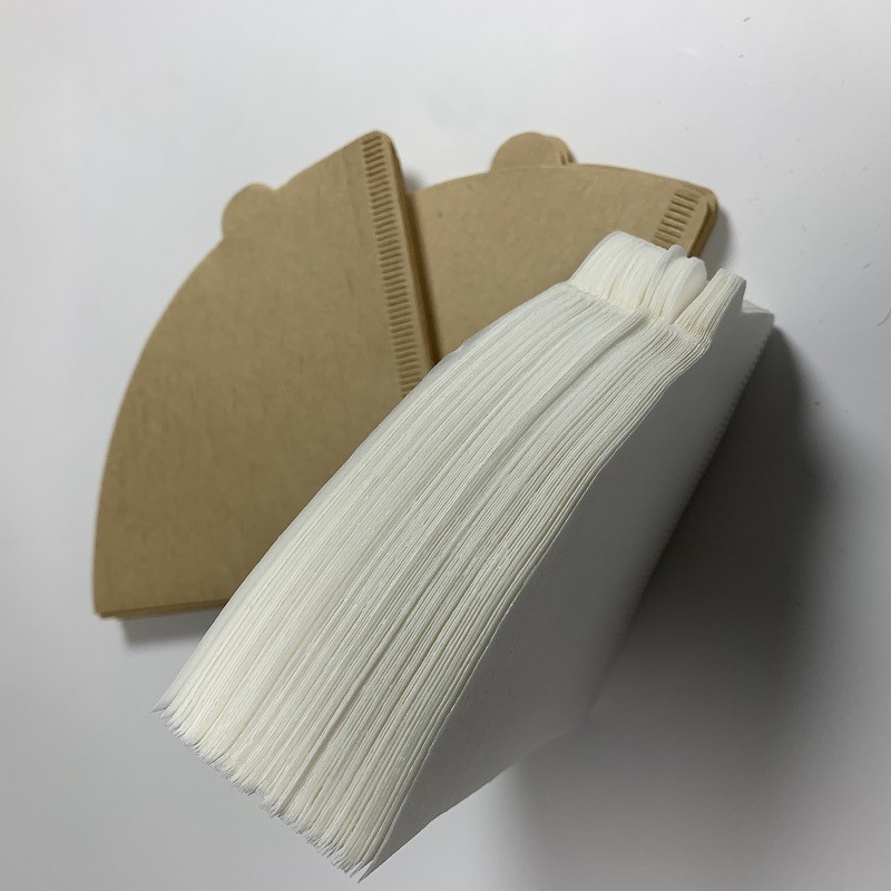 Sector Shape V60 Coffee Filter Papers Natural Wood Drip Coffee Filter