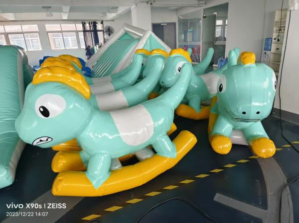 Buy cheap Dinosour Small Inflatable Games Colorful For Indoor Soft Playground Toys from wholesalers