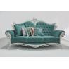 Buy cheap Cyan OEM Tufted Velvet Sectional Wooden Classic Sofa Set Living Room 2 Seat from wholesalers