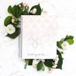 Ring Binding Personalized Pocket Planner , Printable Wedding Planner Reinforced