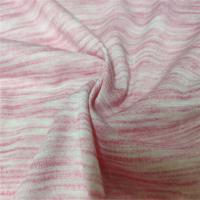 Buy cheap Polyester / Rayon 30s Tr Stretch Jersey Fabric Pink And White 160cm Width product