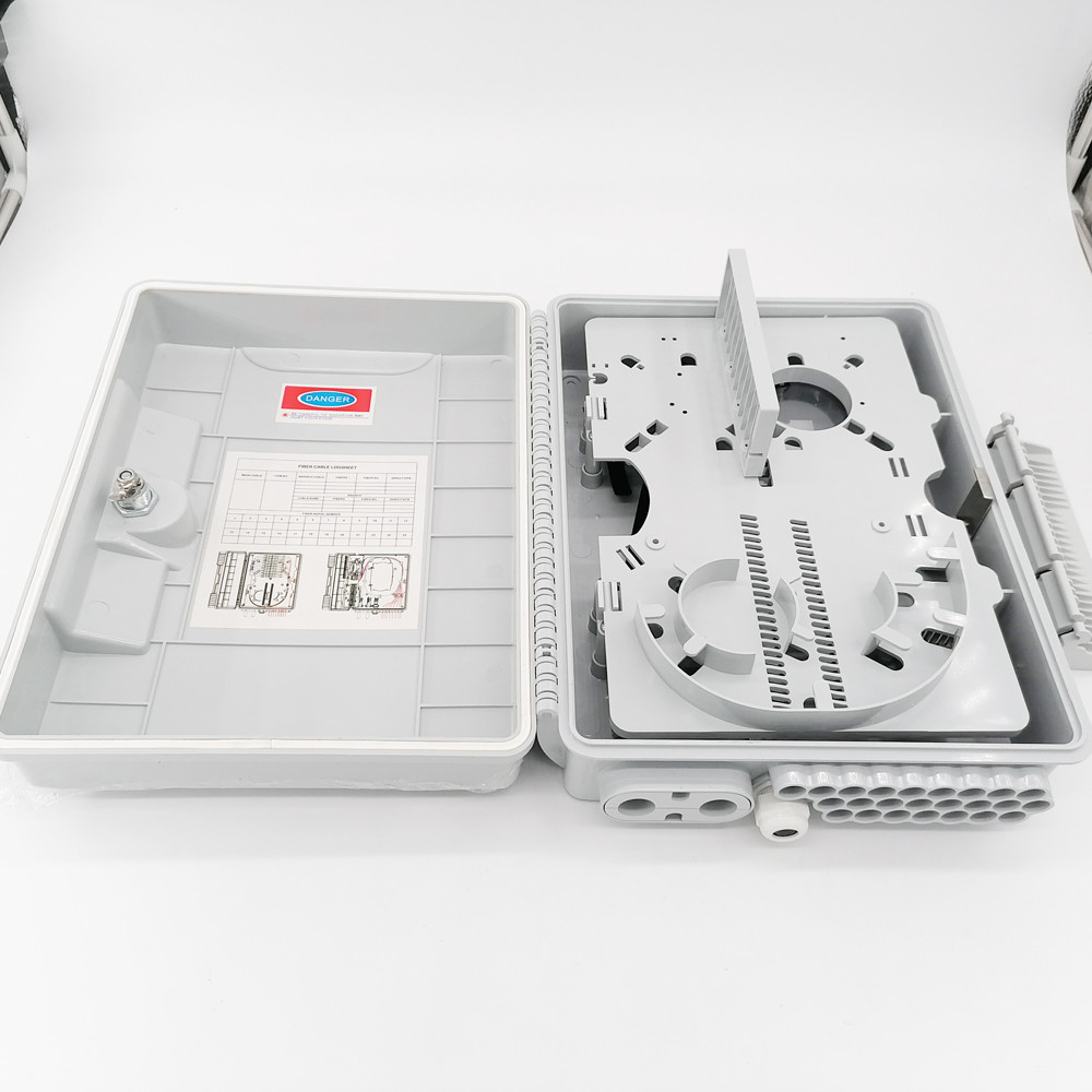 IP66 Fiber Optic Junction Box , White Cto Terminal Enclosure Box