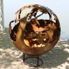 Buy cheap Gas Fuel 800mm Corten Steel Fire Pits Manual Ignition Type from wholesalers