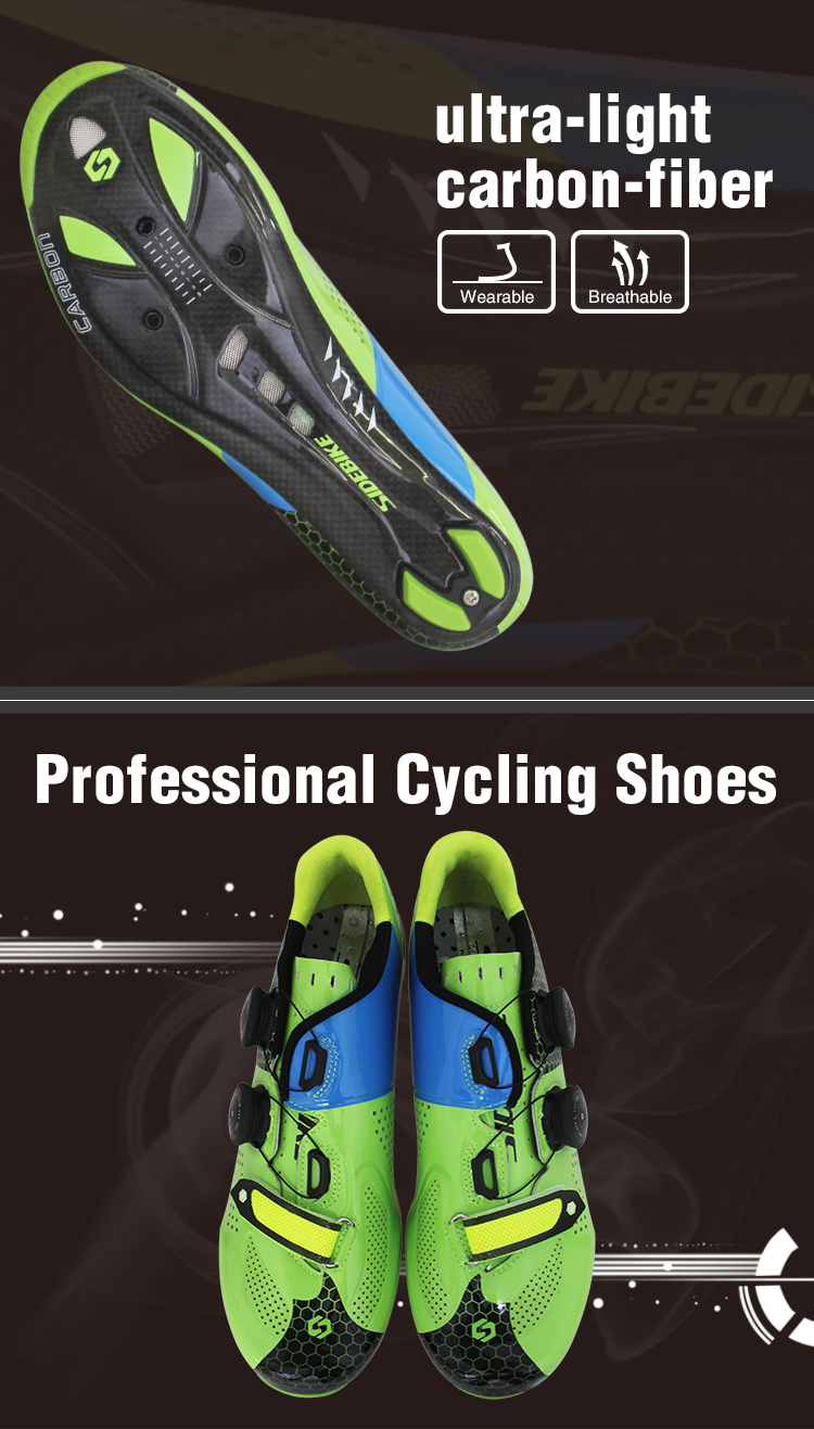 Non Slip Carbon Fiber Bike Shoes 35-45 Complete Size Choice Unmatched Durability