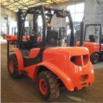 1800Kg Mini All Rough Terrain Lift Truck Articulated Forklift 1 Year Warranty