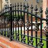 Buy cheap Wrought Iron Fence Panel Steel Metal Picket Ornamental Fence Factory price New Design Cheap from wholesalers