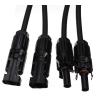 Buy cheap Mc4 Connector PV Solar Cable 600V Copper Male And Female from wholesalers