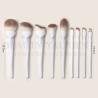 Buy cheap 9pcs All In One White Face Makeup Brush Set Patented X Style Cosmetic Brush Makeup Kits from wholesalers