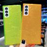 Buy cheap 1.5mm Shockproof Phone Cases Neon Square Shape Decorated With Glitter Paper from wholesalers