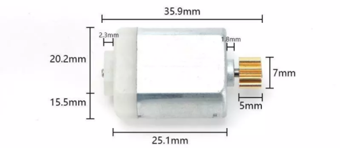 FC-280 Central Door Lock Actuator Motor With Metal Gear Mini DC Electric Motors