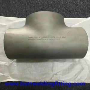 Wholesale ASME B16.9 A403 WP316L Butt Welding 6" Sch10s Stainless Steel Tee Pipe Fitting from china suppliers