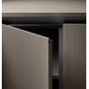 Buy cheap Classic Modern Grey Kitchen Cabinets Customized Fitted Kitchen Cabinet With Bar Table from wholesalers