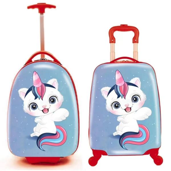 Buy cheap Accept Customized Designs 18 Inch Abs Kids Trolley Carry On Luggage With Backpack For Children from wholesalers