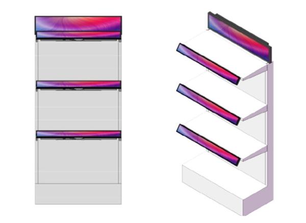 Buy cheap Digital shelf display Smart advertising shelf For Supermarket from wholesalers