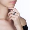 Buy cheap 925 Sterling Silver Bowknot Finger Ring With Crystal Women Ring European Original Jewelry Gift from wholesalers