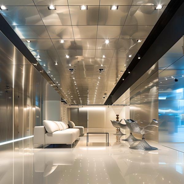 Buy cheap Seamless Stainless Steel Wall Panel Cladding For Sleek Exterior Lines from wholesalers